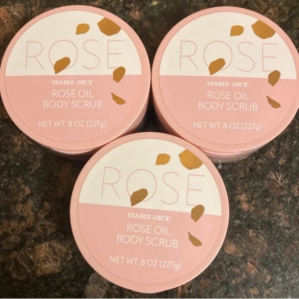 Trader Joe’s Rose Oil Body Scrub 3ct